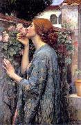 John William Waterhouse The Soul of the Rose or My Sweet Rose USA oil painting artist